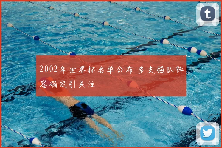 2002年世界杯名单公布 多支强队阵容确定引关注